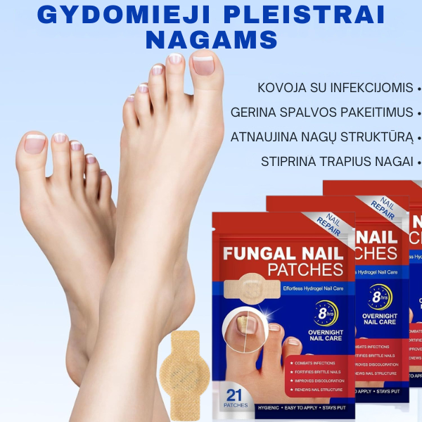 Gydomieji pleistrai nagams